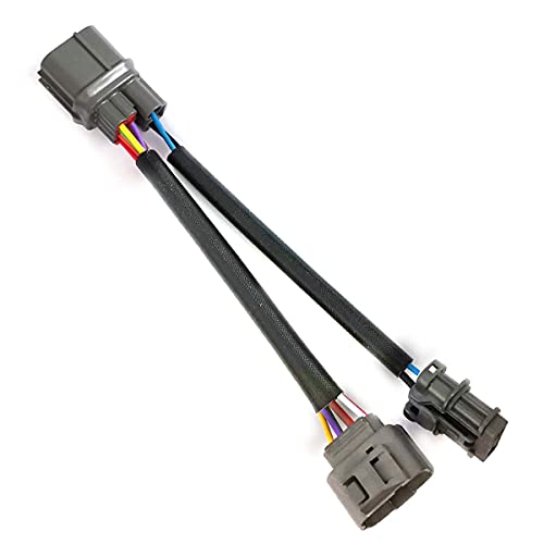 DEVMO Distributor Jumper Harness OBD2 to OBD1 10 PIN Compatible with Civic 1996-1998 (99-00 Civic SI) Integra H-Quality - Image 1