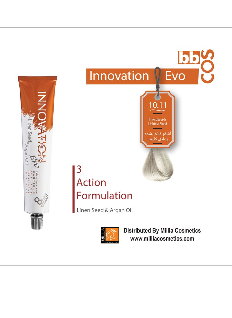 bbcos Innovation Hair Color 100 ml - 10.11 