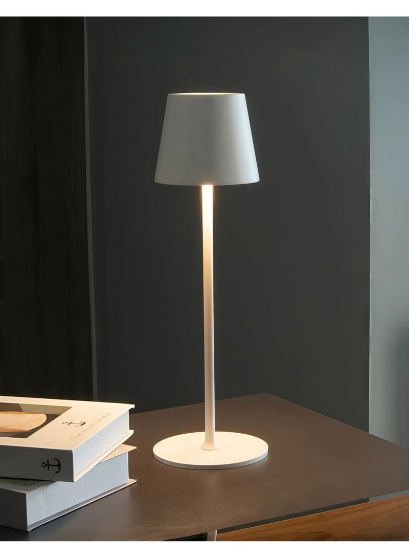 مصباح طاولة LED لاسلكي – مصباح مكتب قابل لإعادة الشحن - Image 1