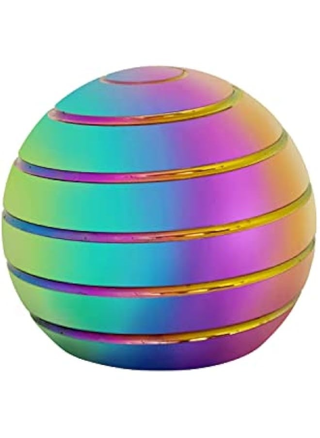Laravel Kinetic Ball Spinner, Desk Novelty Toy, Desk Toys for Office Gifts, Full Body Optical Illusion Spinner Ball, Gifts for Men, Women, Kids  - Image 1
