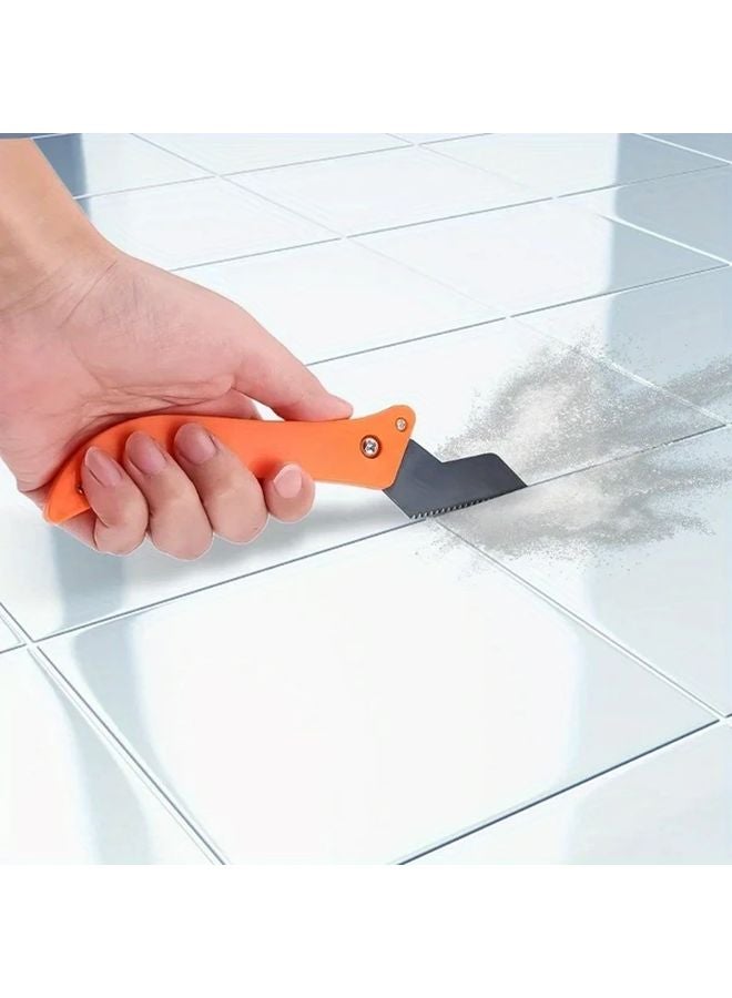 1 Knife Carbide Grout Removal Tool For Tile Wall Floor Scraping Wallpaper Paint - Image 3