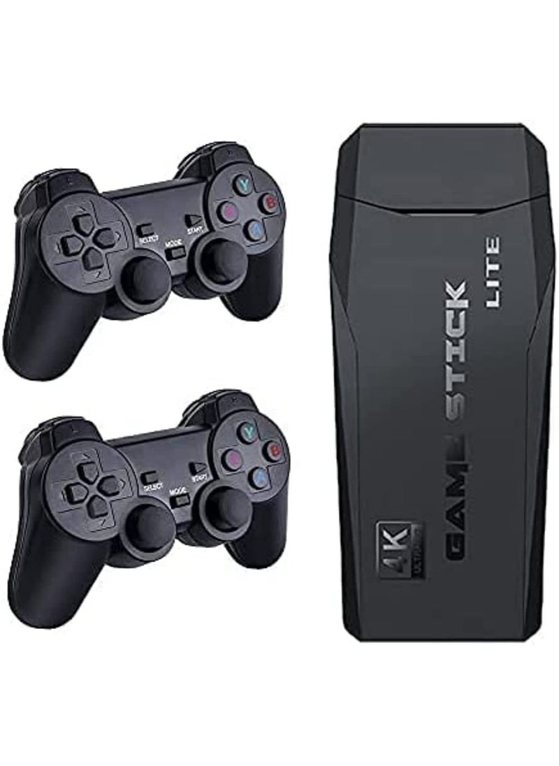 ELTRAZONE Retro Game Console with Dual Wireless Controllers Plug & Play Video Game Stick Built in 3500/10000+ Games, 9 Classic Emulators, TV 4K High Definition HDMI Output - Image 2