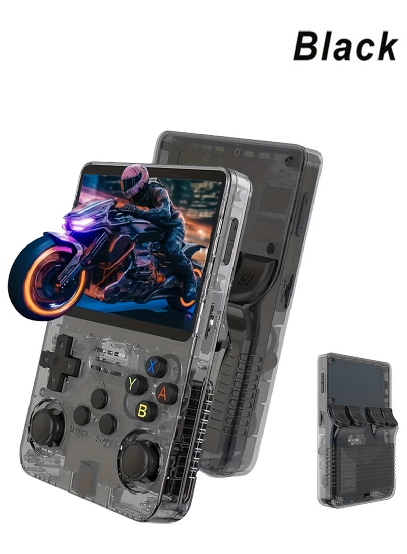 EzzySo R36S Retro Game Console Handheld  3.5'' IPS Screen Support Game Boy and 10+ Emulators 64GB Preloaded with 1000+ Games Dual 3D Joysticks TV Output Rechargeable Battery Ideal Gift for All Ages - Image 1
