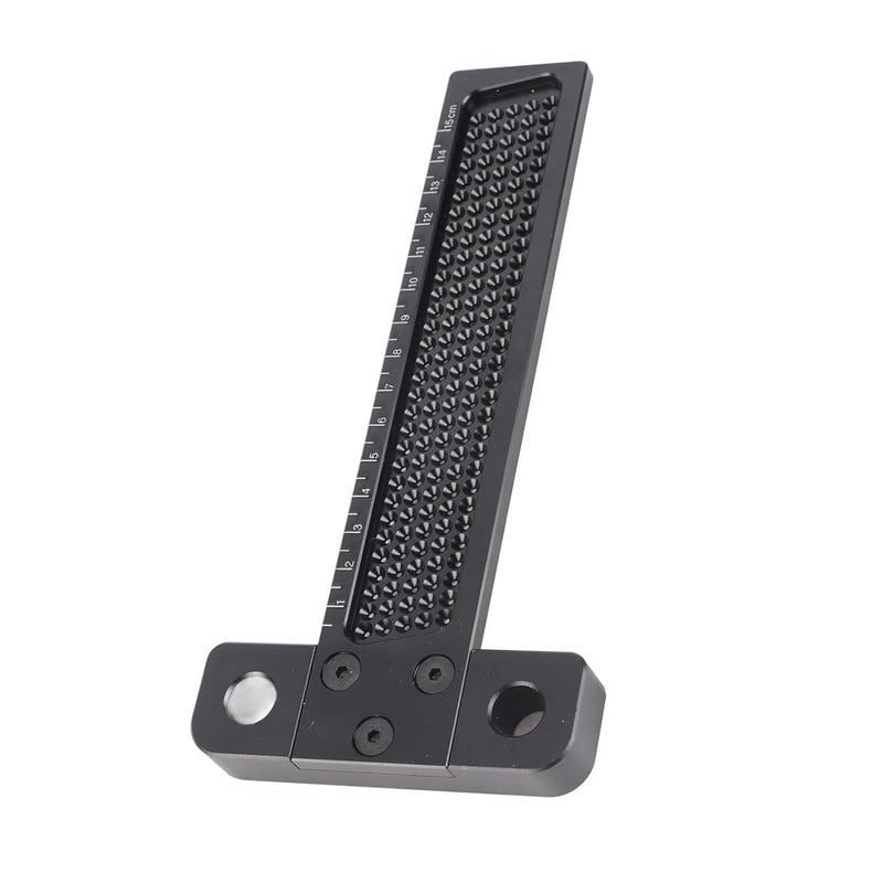 T Type Ruler Aluminum Alloy Woodworking Tool with Hole Scribing for Precise Marking Carpentry - Image 4