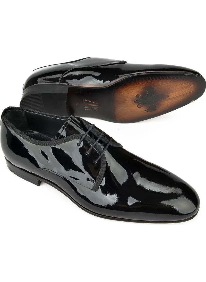 Ziya Men's Leather Shoes 133145Z700 Black