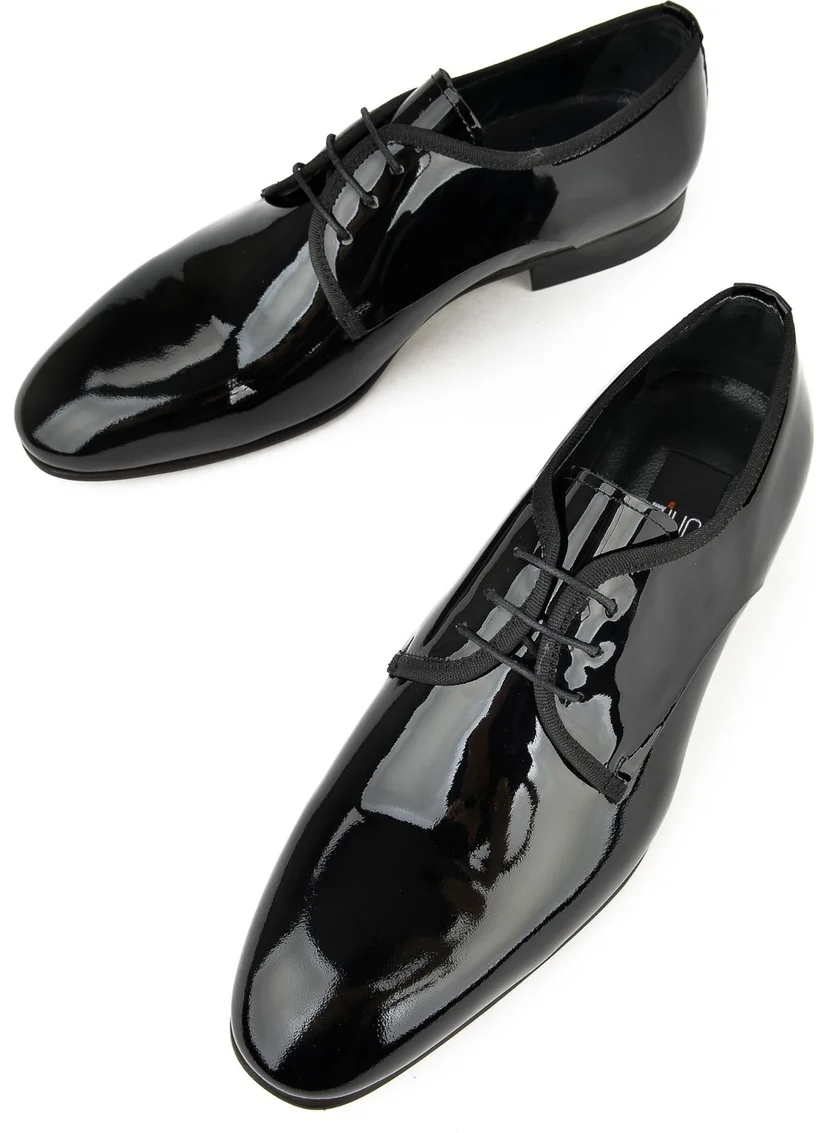 Ziya Men's Leather Shoes 133145Z700 Black