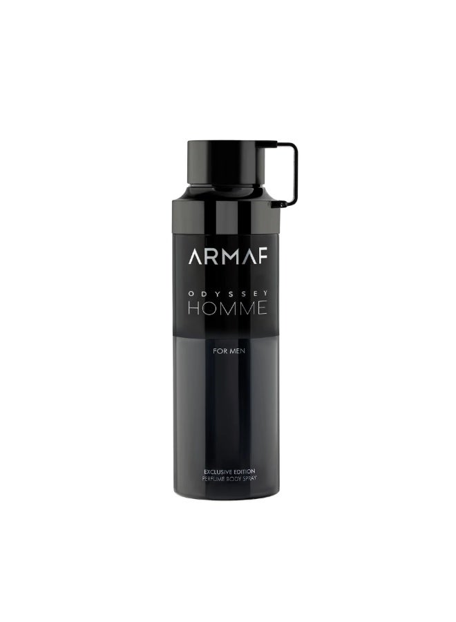 ODYSSEY HOMME FOR MEN EXCLUSIVE EDITION PERFUME BODY SPRAY 200ml