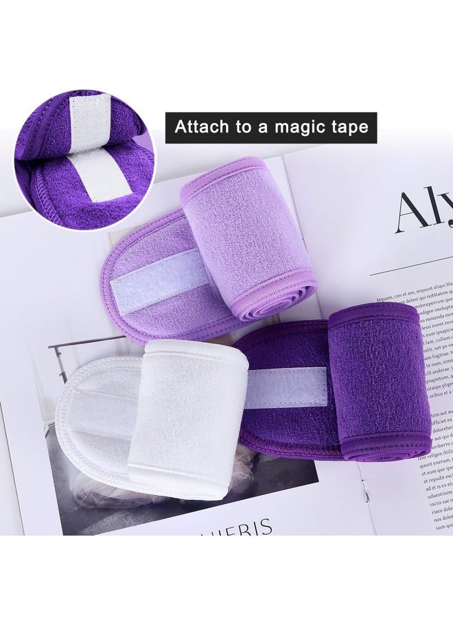 LADES Spa Facial Headband for Women | Adjustable Velcro, Soft Terry Cloth, Washable, Comfortable, Perfect for Makeup, Facials & Sleeping - Image 4