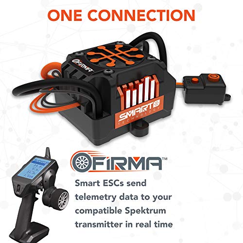 Spektrum Firma 130A Brushless Smart ESC / 1900Kv Sensorless Motor Combo, SPMXSEMC04, Black - Image 4
