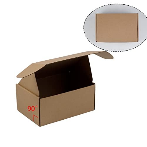 Sodissa 9x6x4 Inches Shipping Boxes Pack of 25, Brown Corrugated Cardboard Boxes for Small Bussiness - Image 5