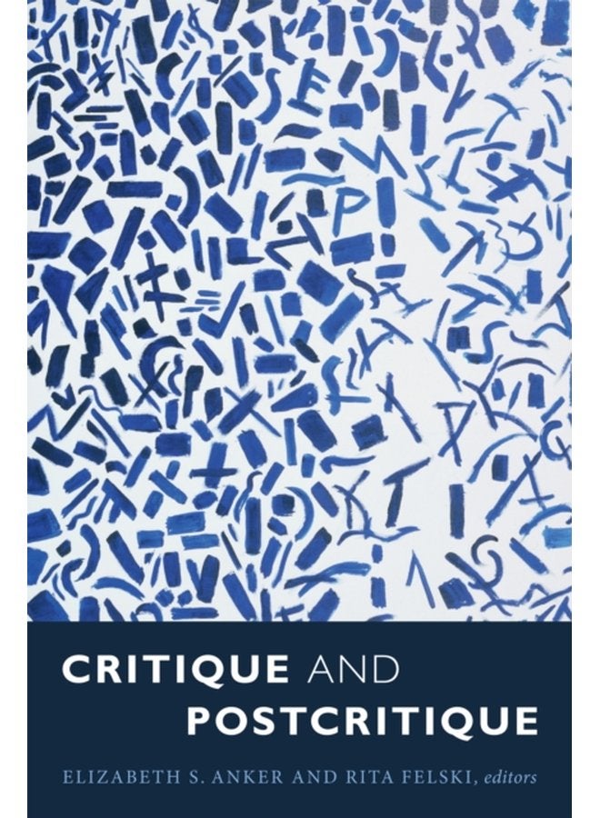 Critique and Postcritique - Paperback
