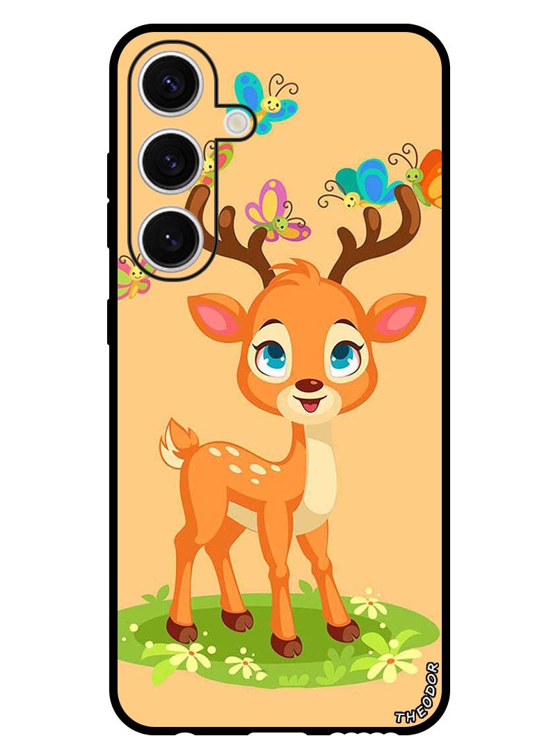 Theodor Protective Case Anti Scratch Shock Proof Bumper Cover For Samsung Galaxy S24 Plus Deer - Image 1