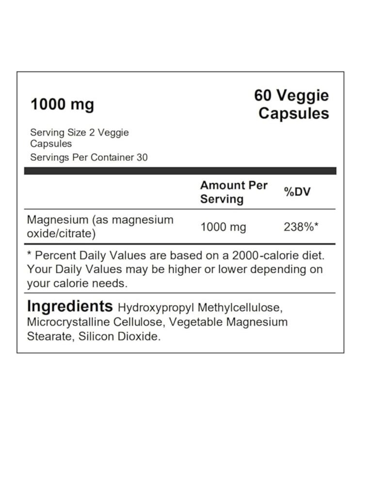 Magnesium 1000 mg-60 Veggie Capsules - pzsku/ZF585E5AAF5DAE4DBA37FZ/45/_/1715419861/d7581654-60b9-4e5f-9498-c87670e1a6f0