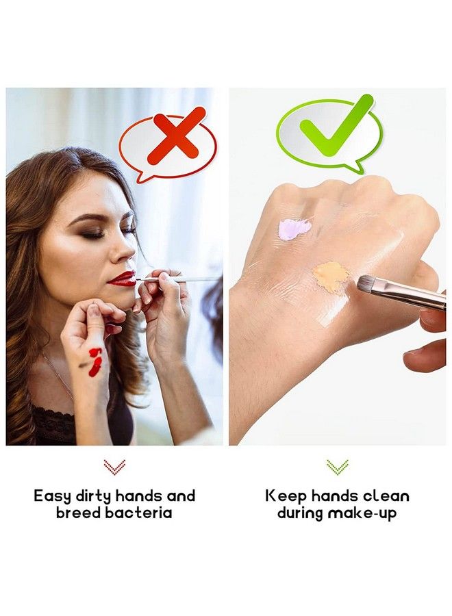 maycreate 100Pcs Hand Palette For Makeup Pu Film Makeup Palette Artist Must Haves Waterproof Transparent Adhesive Makeup Mixing Tape For Foundataion Blending (2.4 - Image 5