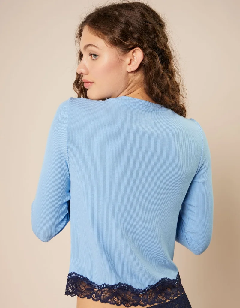 Aerie  OVERSLEPT by Aerie Real Soft Ribbed Cardigan for Women | Best Price UAE