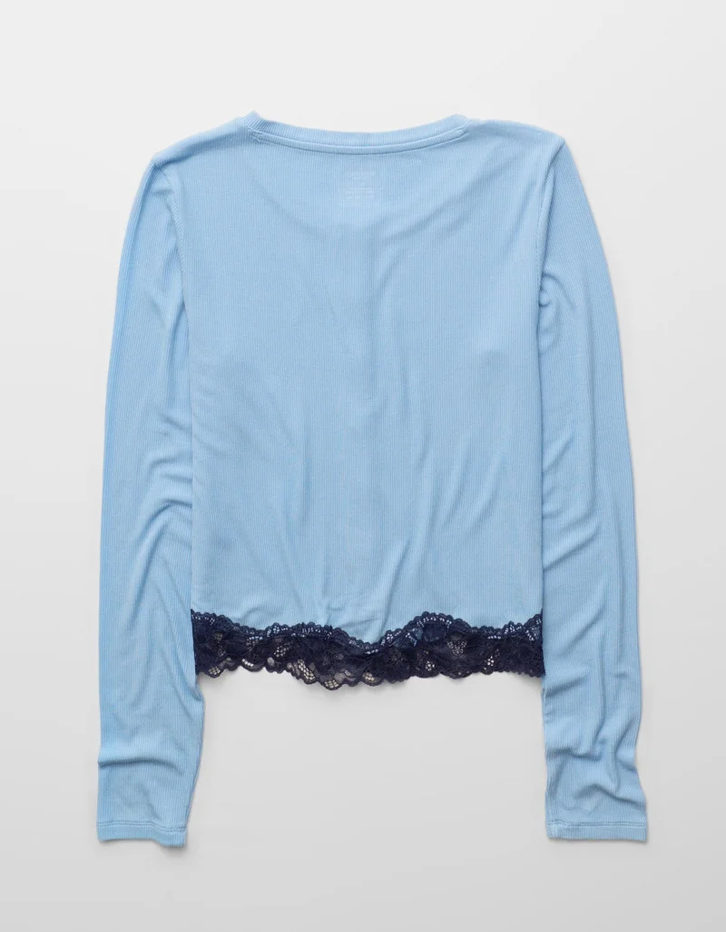 Aerie  OVERSLEPT by Aerie Real Soft Ribbed Cardigan for Women | Best Price UAE