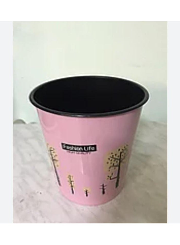 LNA Plastic waste basket with a base for holding a bag 