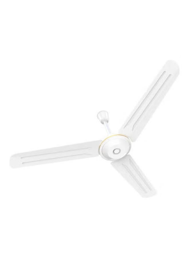 56-inch (140 cm) ceiling fan, 3 metal blades, 5 speeds, ultra cooling, white color