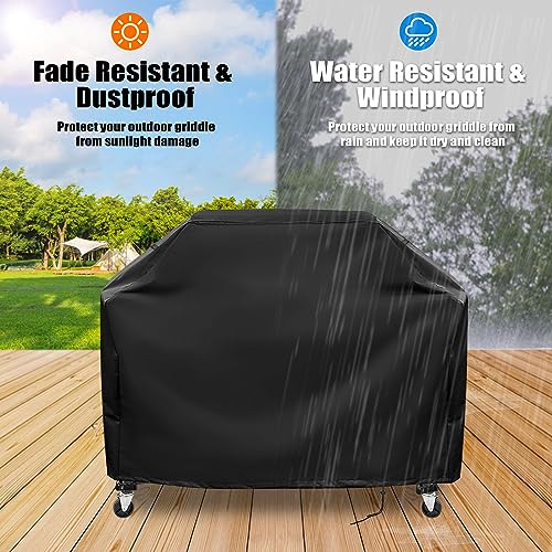 Guisong Grill Cover for Captiva Designs 4-Burners Propane Gas BBQ Grill, Waterproof Cover for Protecting Outdoor Griddle/Propane Griddle/Gas Grill - Image 5