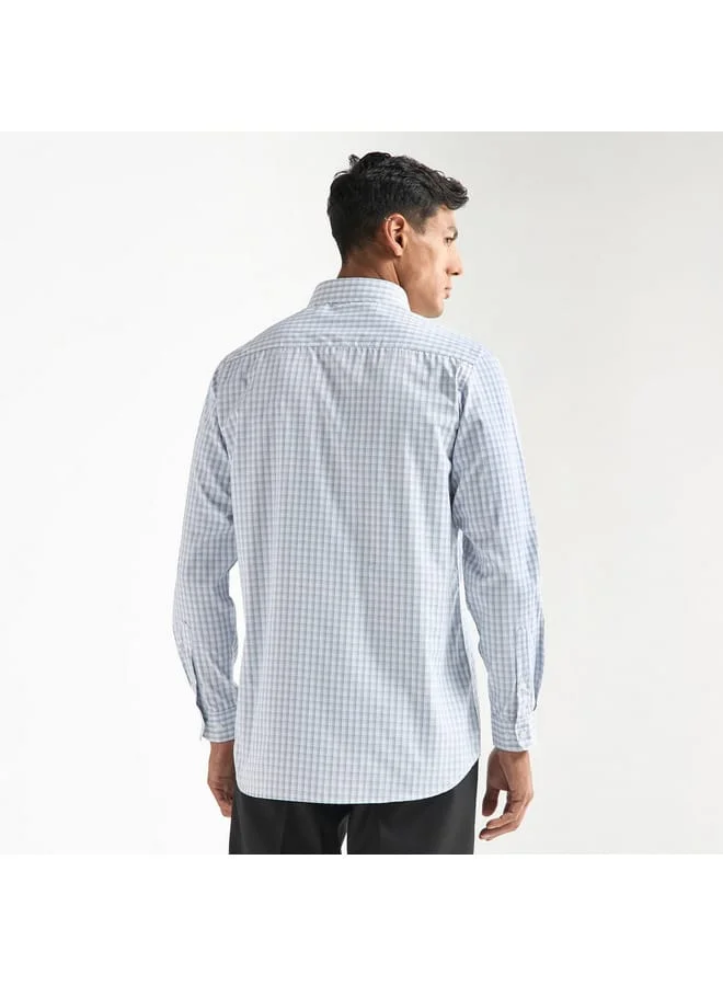 Splash FAV Regular Fit Checked Shirt with Chest Pocket