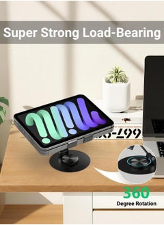 XiuWoo Desktop Phone Stand, Adjustable Phone Holder, Foldable Mobile Phone Stand 360° Rotation Mobile Holder Cellphone Stand for Home and Office  - Image 4