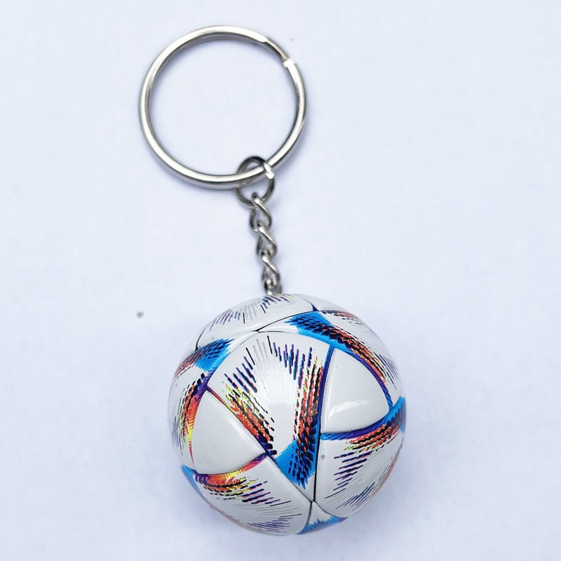 2022 Qatar World Cup Womens Soccer Souvenir Keychain The River is as green as Blue