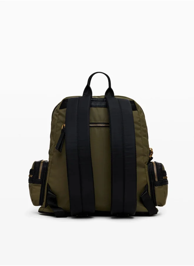 DESIGUAL High-Capacity Nylon Backpack
