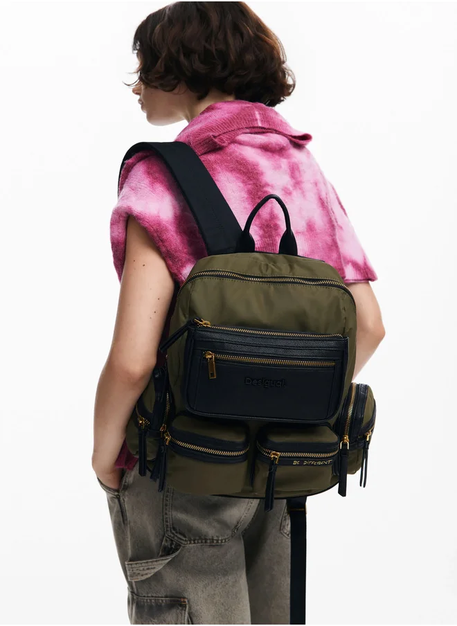 DESIGUAL High-Capacity Nylon Backpack