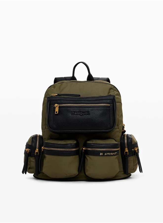 DESIGUAL High-Capacity Nylon Backpack