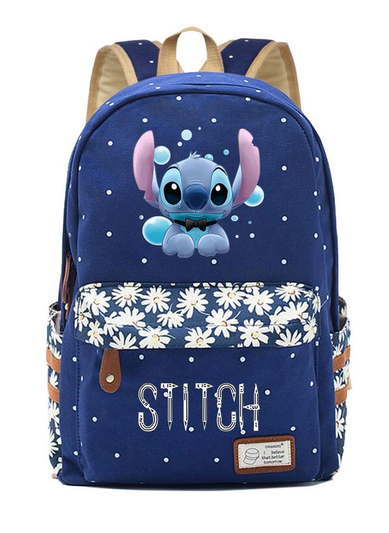 STITCH Stitch Printed Youth Casual Woven Strap Backpack 