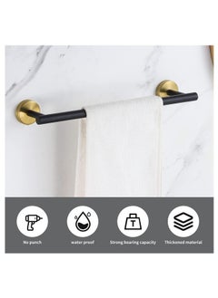 MIXDE 5-Pieces Stainless Steel Round Wall Mounted Bathroom Hardware Set  - Image 5