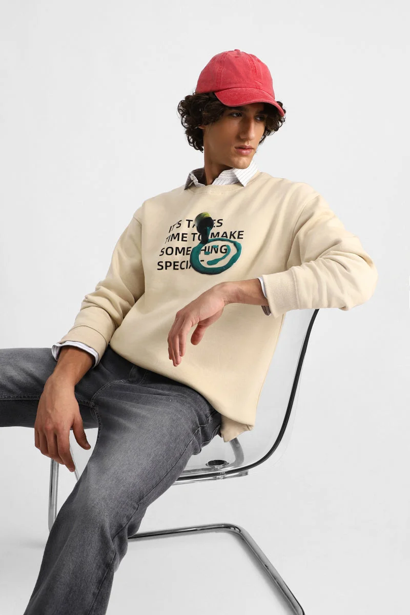 SNITCH Printed Regular Fit Sweatshirt