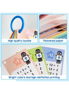 ShebSheb 1-12 Division Table Cards with 2 Dry Erase Pens, Educational Maths Table Flashcards for Kids, Self Check Classroom Home Learning Aids, Elementary School Teacher Teaching Aids, 15 Big Cards  - Image 5