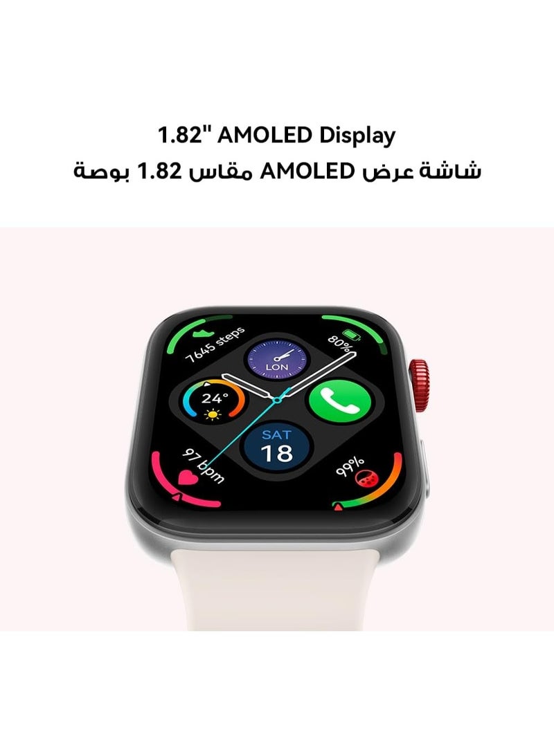 هواوي ايكيت ساعة ذكية Watch Fit 3، شاشة AMOLED مقاس 1.82 بوصة، تصميم مريح وأنيق، مدرب رياضي علمي، إدارة صحية مطورة، متوافقة مع أنظمة iOS وAndroid - Image 3
