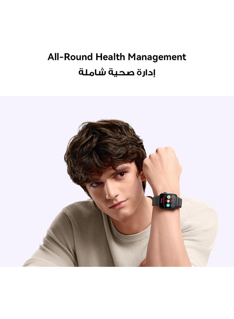 هواوي ايكيت ساعة ذكية Watch Fit 3، شاشة AMOLED مقاس 1.82 بوصة، تصميم مريح وأنيق، مدرب رياضي علمي، إدارة صحية مطورة، متوافقة مع أنظمة iOS وAndroid - Image 5