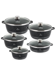 10-Piece Granite Cookware Set Kitchen Pots and Pans Set Includes Stock Pots and Low Pot Non Stick Cookware Sets Healthy 100% PFOA & PFAS Free - pzsku/ZF586D2F860F1EE1C40E8Z/45/_/1739437162/1a0efa92-84ba-4f22-bd86-feb98586efcd