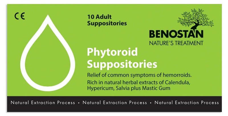 بينوستان تحاميل بينوستان فيتورويد للكبار 10S