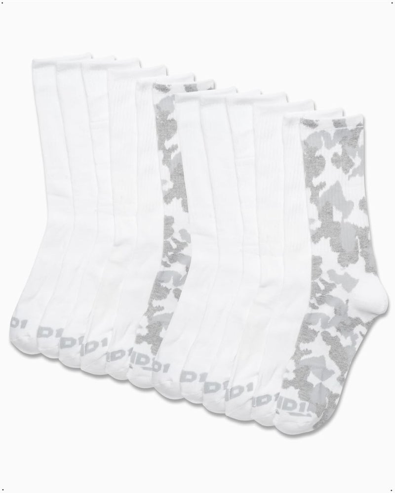 And1 Mens Crew Socks - 12 Pack Moisture Wicking Cushioned Performance Breathable Athletic Socks for Men (Sizes: 6-12.5) - Image 3