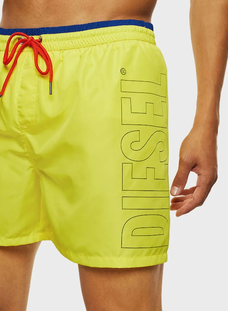 DIESEL Logo Swim Shorts