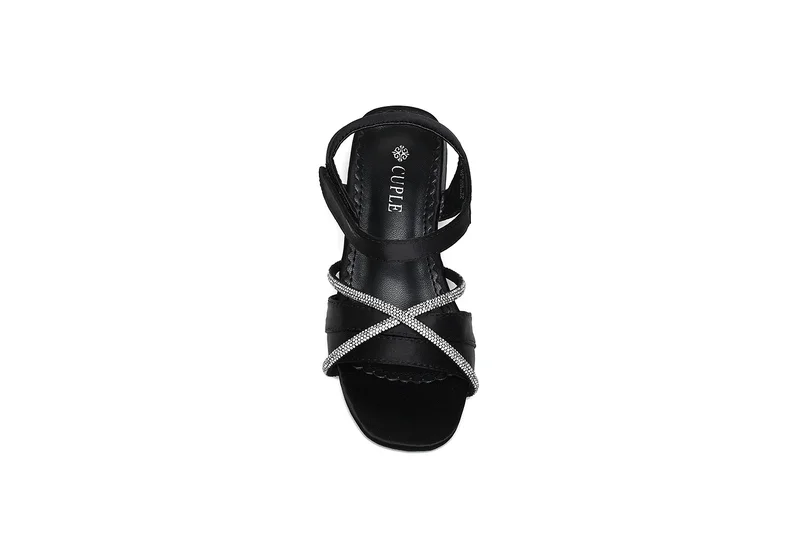 Cuple Girls embellished slide sandals