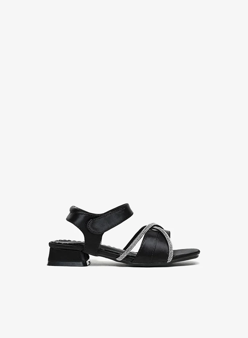 Cuple Girls embellished slide sandals