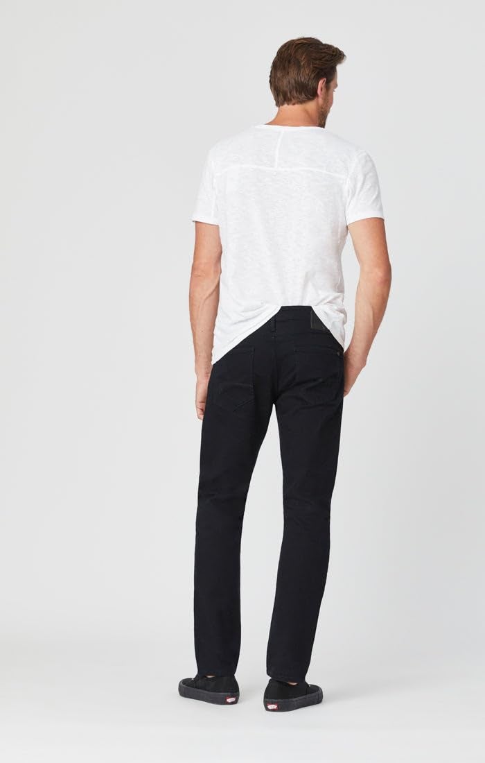 Mavi Zach Men's Straight Leg Regular Rise Jeans for Men â€“ Casual Pants â€“ Stretchable Men's â€“ 34" Waist and 32" Length, Black Williamsburg - Image 5