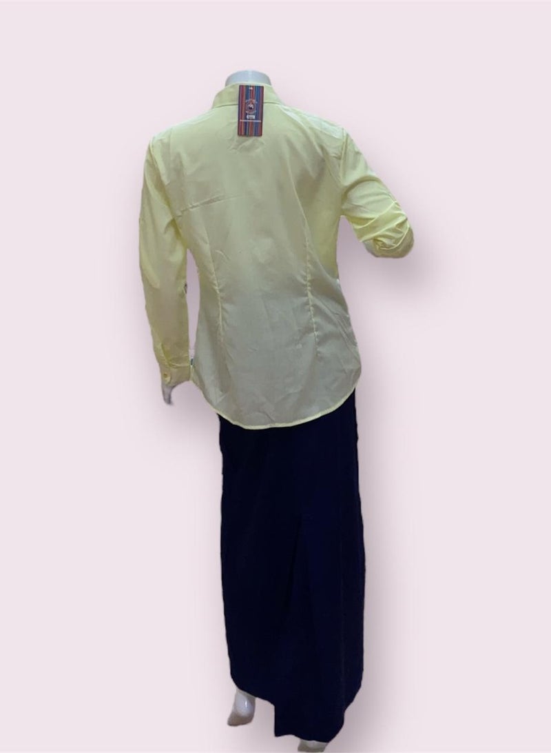 My school Yellow half collar shirt from my school  - Image 3