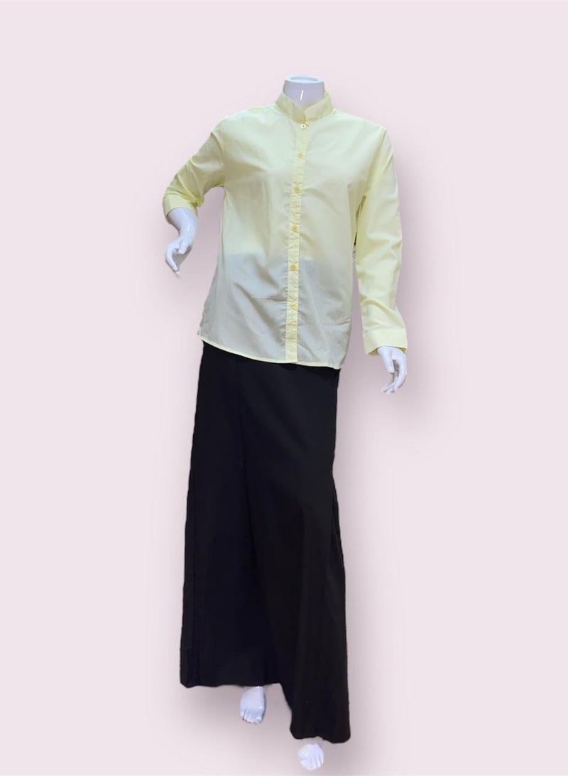 My school Yellow half collar shirt from my school  - Image 4