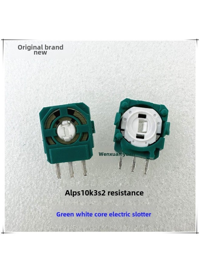 Original PS4/PS5 Rocker Potentiometer 3D Carbon Film Ps5 Handle Rocker Side Xbox One Potentiometer-Product Color:ALPS Original 10K3Ω Green White Core  - Image 1