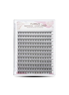 FLOMAZE 20D Lash Clusters, Individual Lashes 240Pcs Faux Mink Lash Clusters Natural Handmade Cluster Eyelash Extensions C Curl 0.07Mm Thickness False Lashes (10/11/12/13/14Mm)  - Image 1