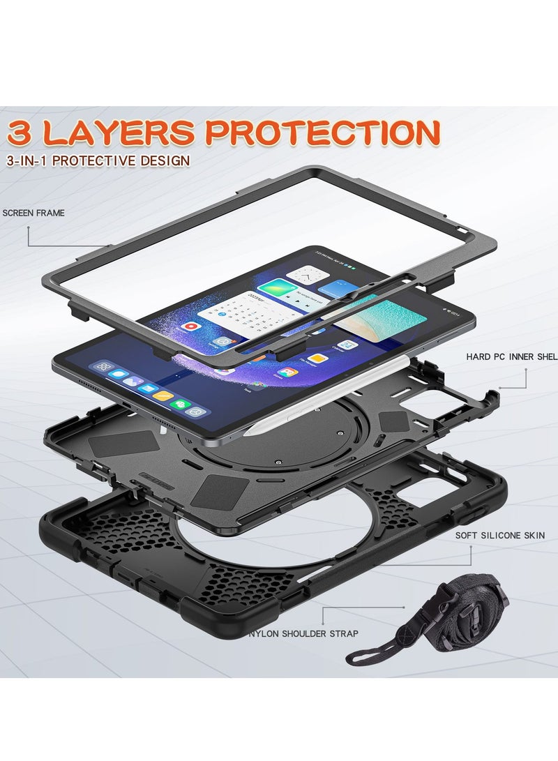 GULFLINK Back Cover Protect Case for Mi Pad 6/ Mi Pad 6 Pro 11 inch Black - Image 2