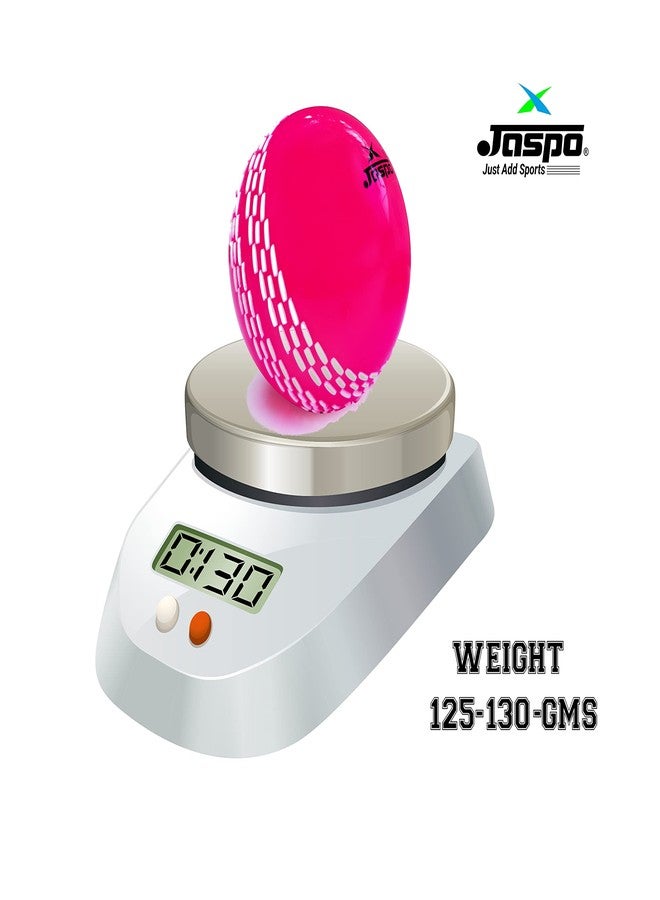jaspo Synthetic Rubber T-20 Plus Practice Cricket Ball/Wind Balls (125-130 Gms) For - Indoor & Outdoor Street & Beach Cricket (Pack Of 6) (Pink) - Image 5