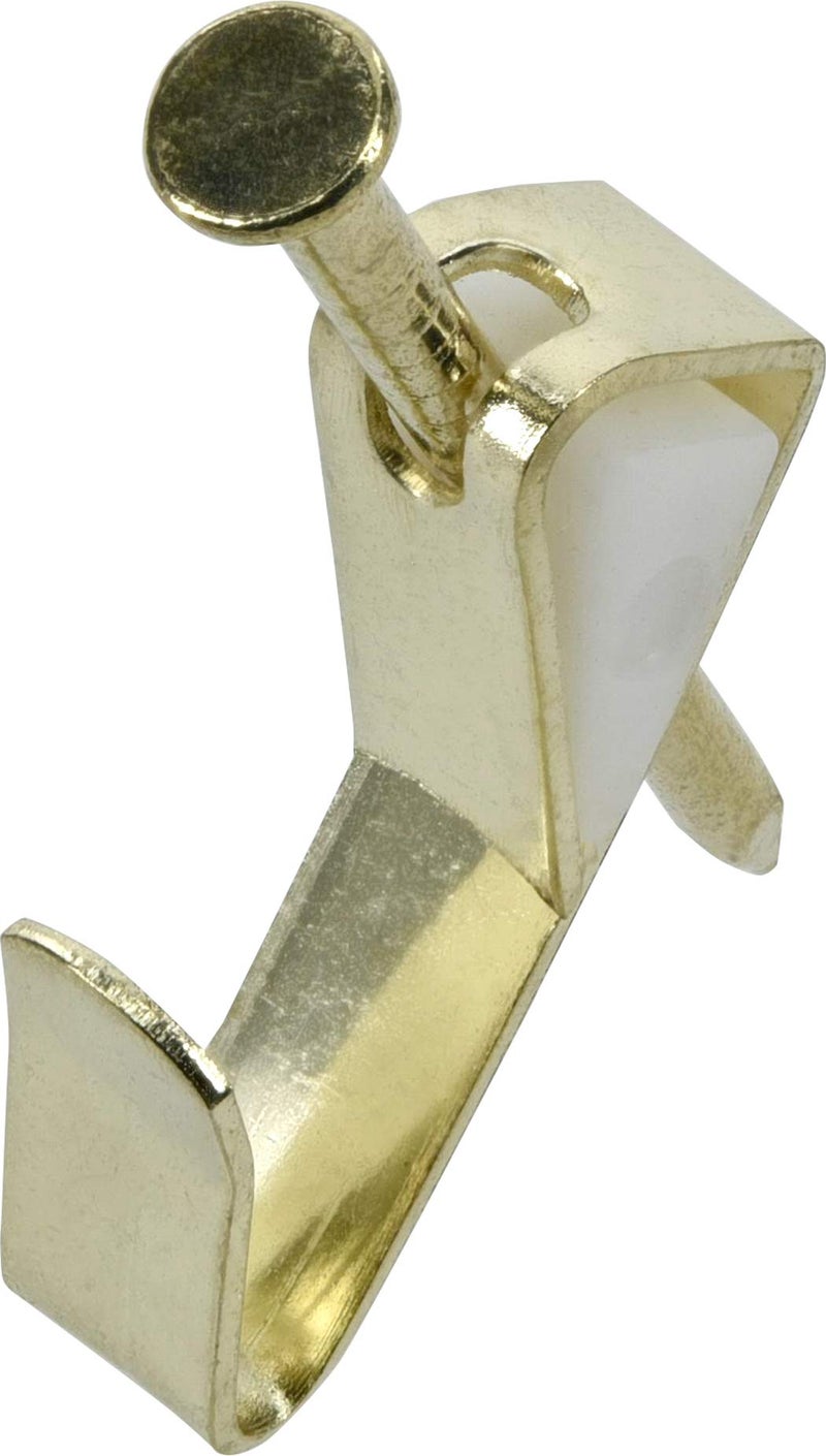 OOK 50606 ReadyNail Picture Hangers, Reusable Art Hooks, Brass, 10lbs (30 Set) - Image 1