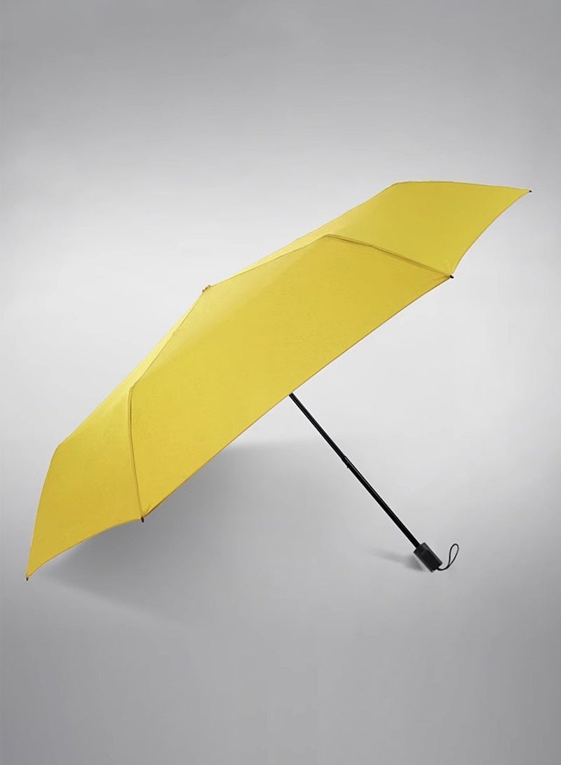 Ultra-Light 148g Carbon Fiber Manual Folding Umbrella - Fluorescent Yellow UV Sun Protection Compact Umbrella for Women, Premium Gift NYS-1012-Yellow - Image 1